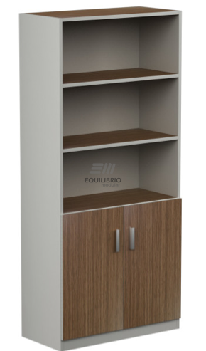 : LIBRERO MIXTO 2 :: Equilibrio Modular - Amplio catalogo en muebles y mobiliario de oficina para todo Mexico.